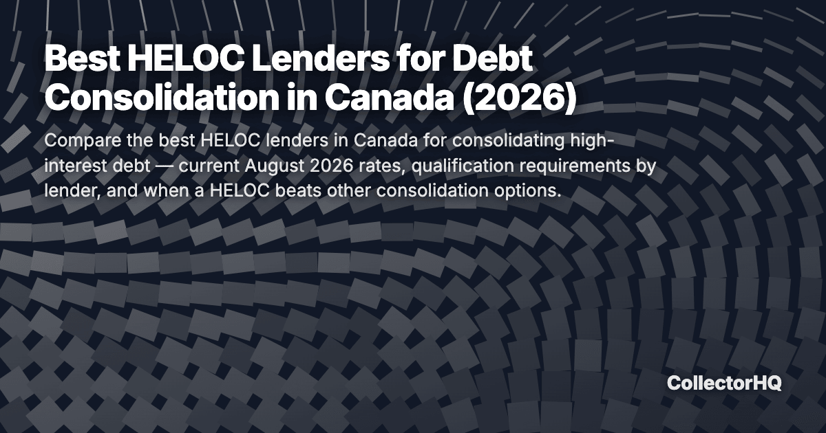 Best HELOC Lenders for Debt Consolidation in Canada (2026)