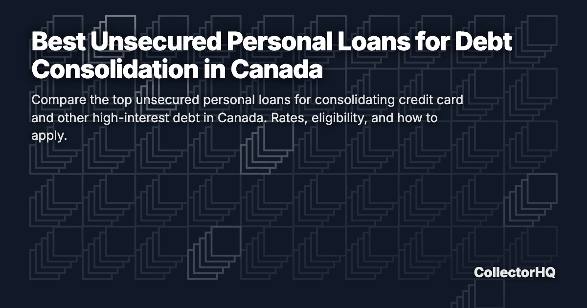 Best Unsecured Personal Loans for Debt Consolidation in Canada