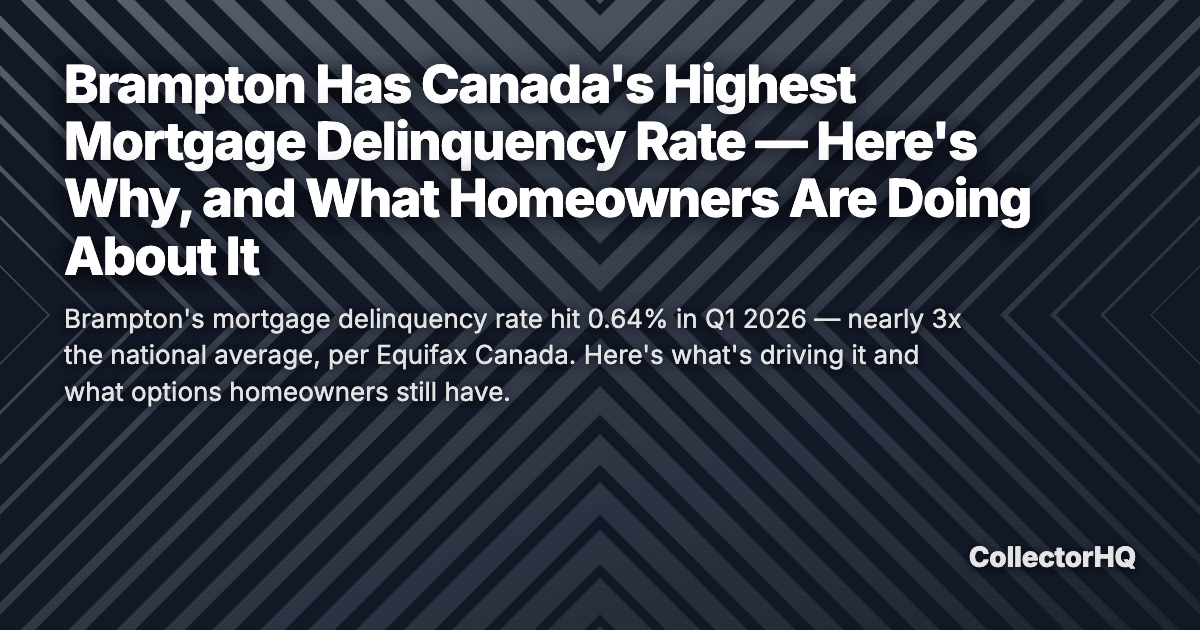 Brampton Has Canada's Highest Mortgage Delinquency Rate — Here's Why, and What Homeowners Are Doing About It