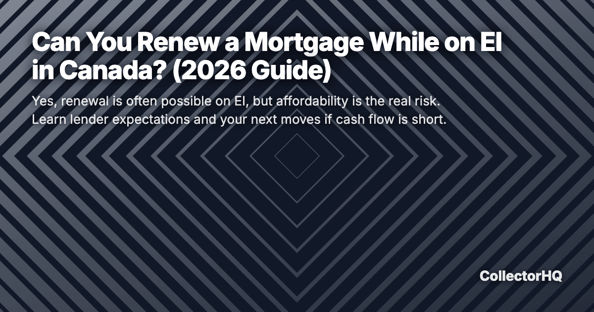 Can You Renew a Mortgage While on EI in Canada? (2026 Guide)