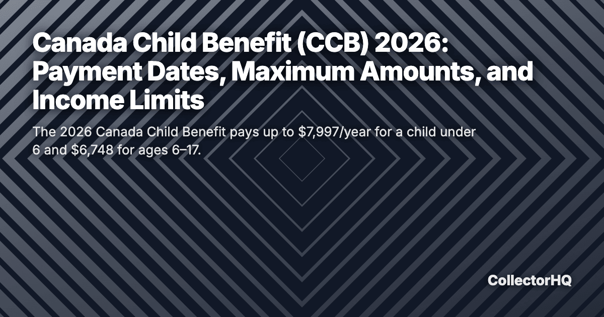 Canada Child Benefit (CCB) 2026: Payment Dates, Maximum Amounts, and Income Limits