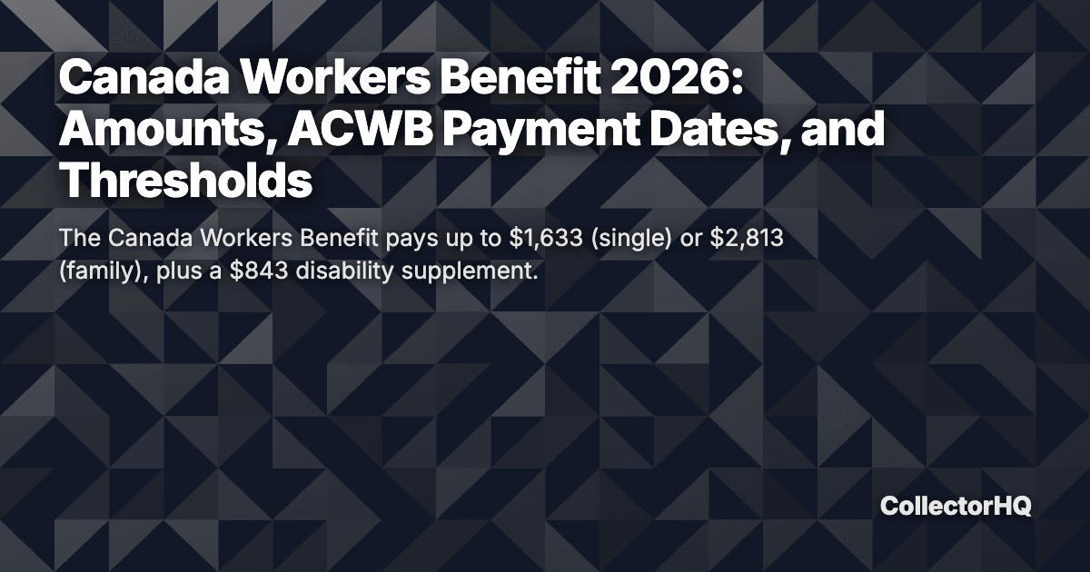 Canada Workers Benefit 2026: Amounts, ACWB Payment Dates, and Thresholds