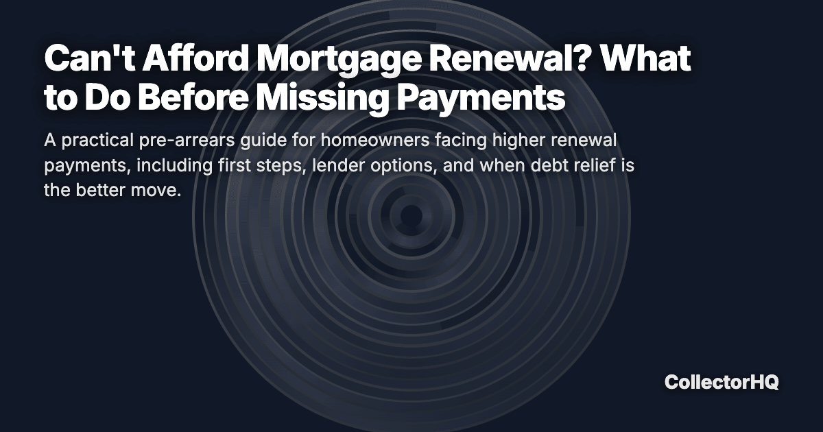 Can't Afford Mortgage Renewal? What to Do Before Missing Payments