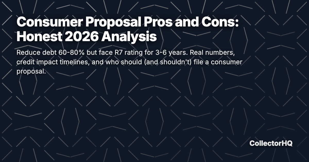Consumer Proposal Pros and Cons: Honest 2026 Analysis
