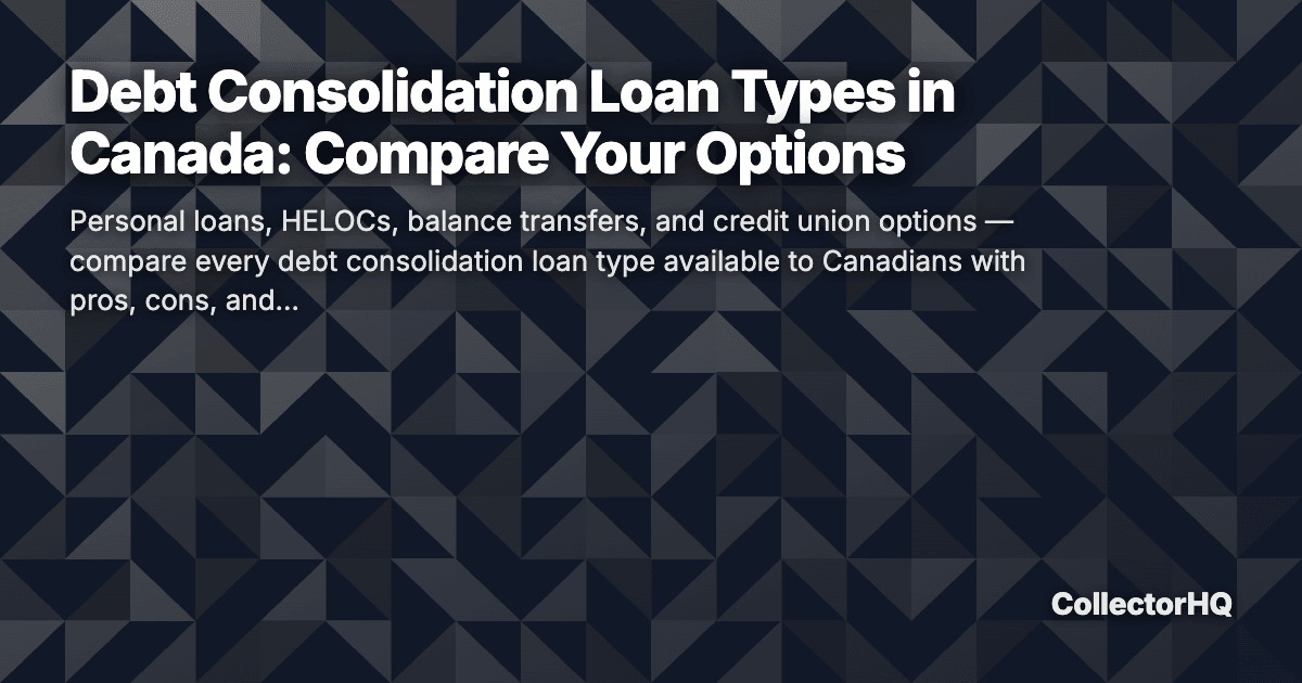 Debt Consolidation Loan Types in Canada: Compare Your Options