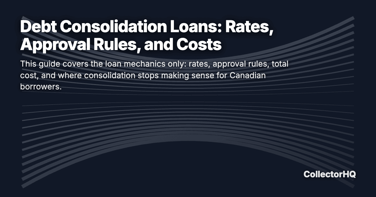 Debt Consolidation Loans: Rates, Approval Rules, and Costs