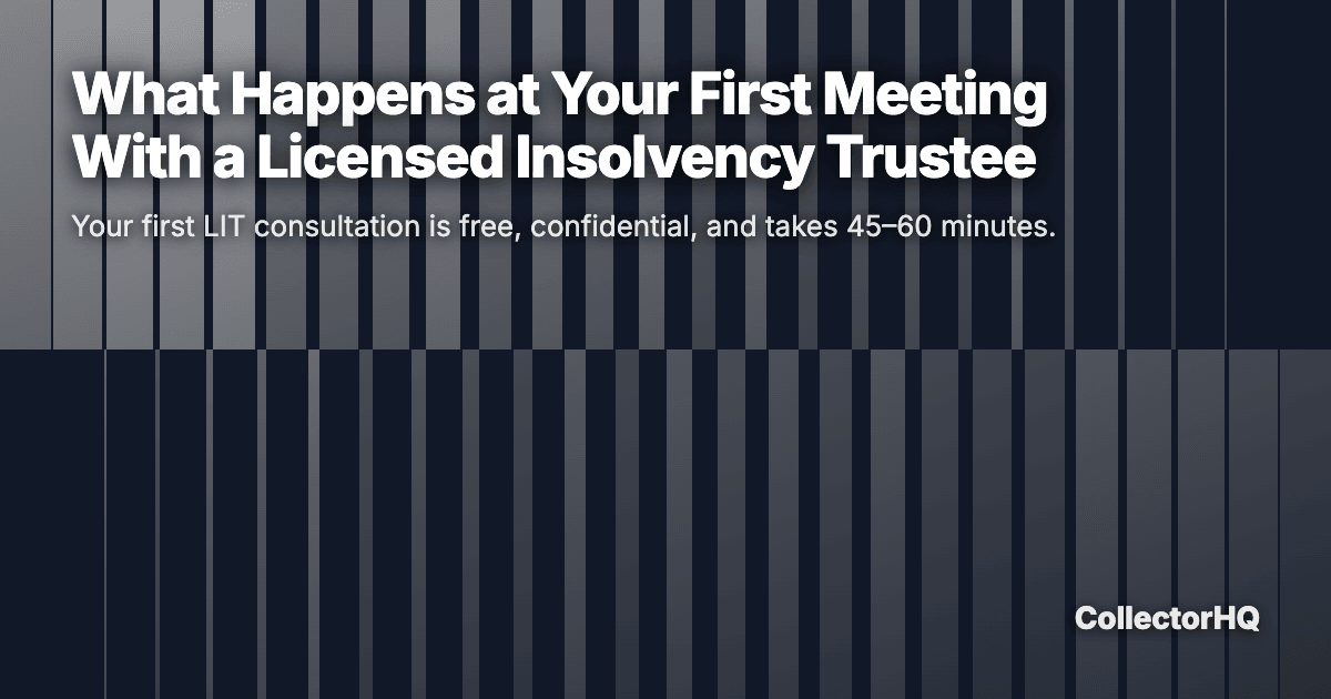 What Happens at Your First Meeting With a Licensed Insolvency Trustee
