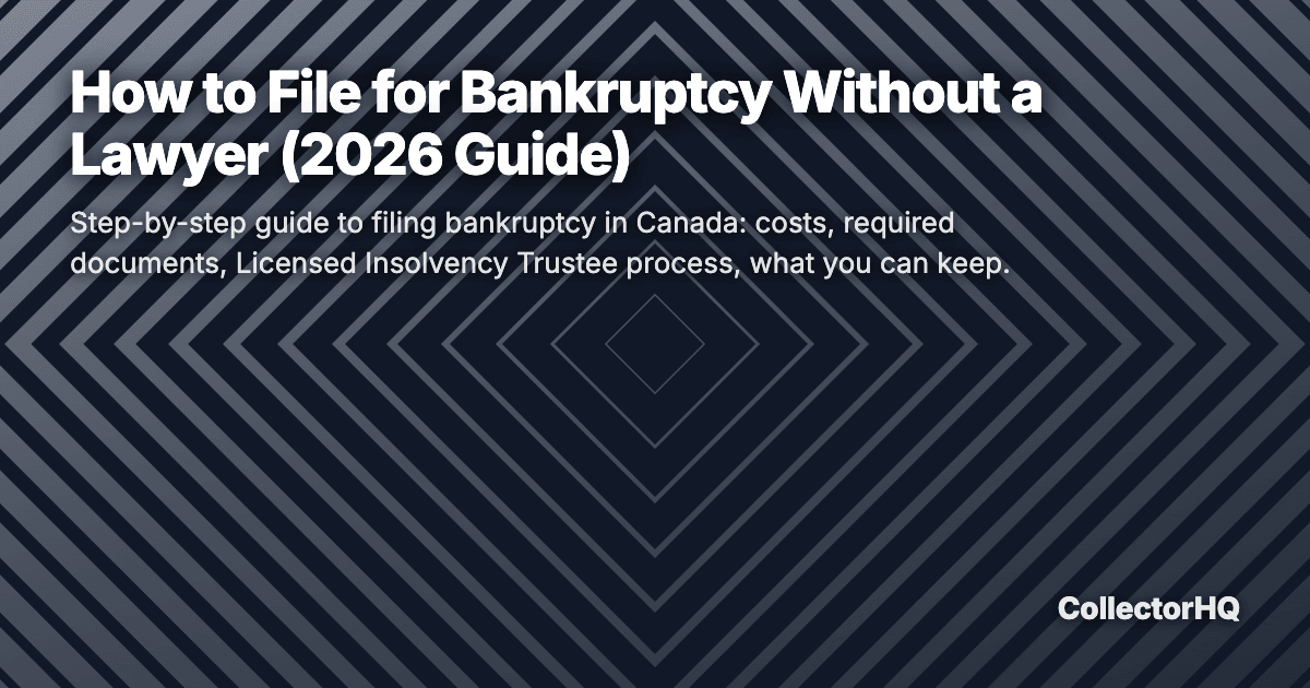 How to File for Bankruptcy Without a Lawyer (2026 Guide)