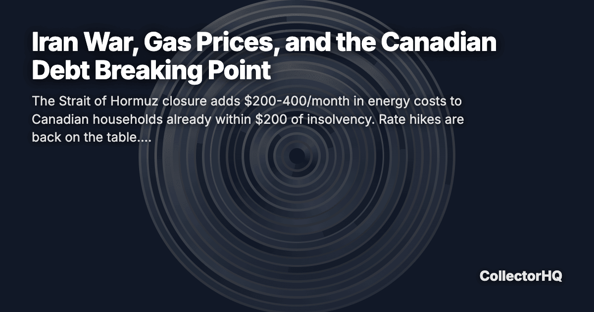 Iran War, Gas Prices, and the Canadian Debt Breaking Point
