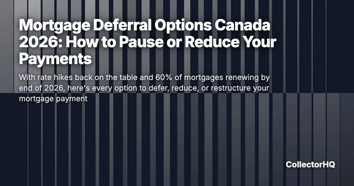 Mortgage Deferral Options Canada 2026: How to Pause or Reduce Your Payments