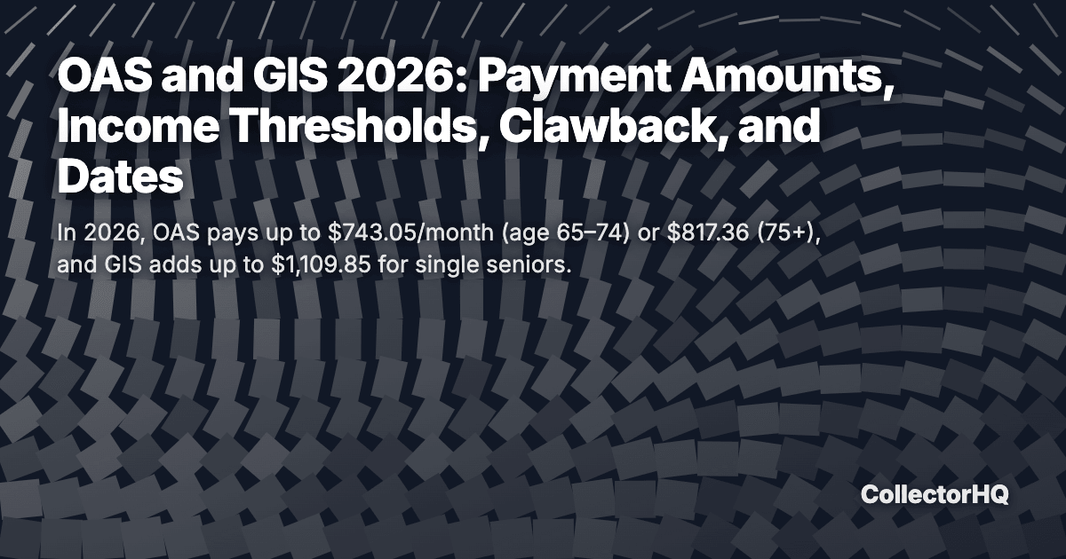 OAS and GIS 2026: Payment Amounts, Income Thresholds, Clawback, and Dates