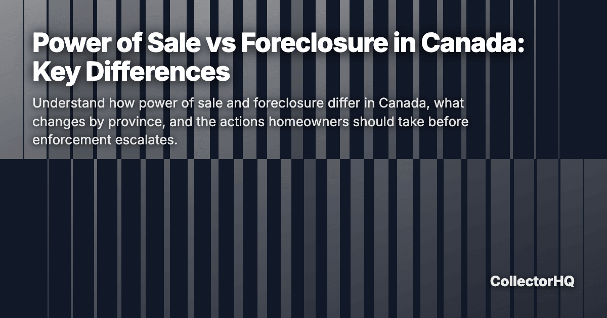 Power of Sale vs Foreclosure in Canada: Key Differences